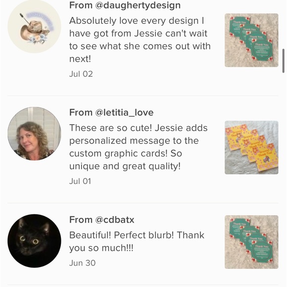 100 Peace Floral Customized to You Thank You Cards - Picture 5 of 6